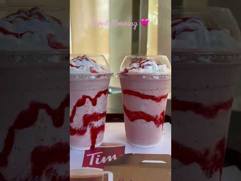 Strawberry IcedCapp #timhortons #timhortonspakistan #lahorefood #lahorefoodbloggers