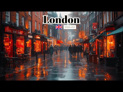 London, England - Chinatown To Big Ben - 4K HDR Walking Tour