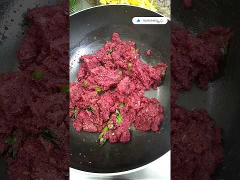 Beetroot chutney | side dish for idli and dosa #shorts #youtubeshorts #cooking