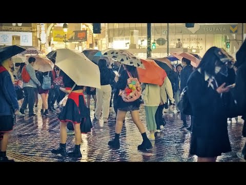 雨の渋谷 / Rainy Shibuya in Tokyo, Japan (April 19, 2024)