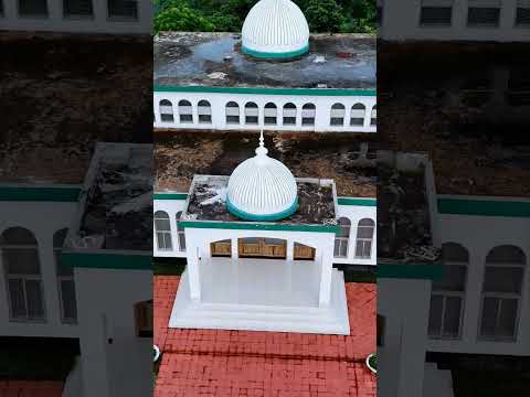 সাজেক ভ্যালির মসজিদের অসাধারণ ভিউ #shortsfeed #mosque #travel #dronography #sajek_valley #azan