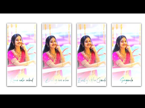 girl video editing font style alight motion kannada editing ❤️ full project video tutorial #editing