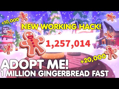 🎄HOW TO GET GINGERBREAD VERY FAST IN ADOPT ME!❄️ (WORKING NEW TRICK)🎄CHRISTMAS EVENT! ROBLOX