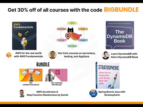 30% Off the Top AWS Courses and Books