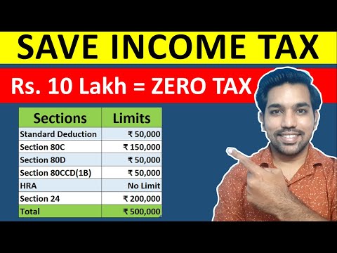 SAVE INCOME TAX with Old Tax Regime | Income Tax Calculation FY 2024-25 [Hindi]