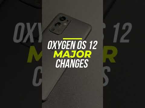 Major Changes in Oxygen OS 12 #shorts