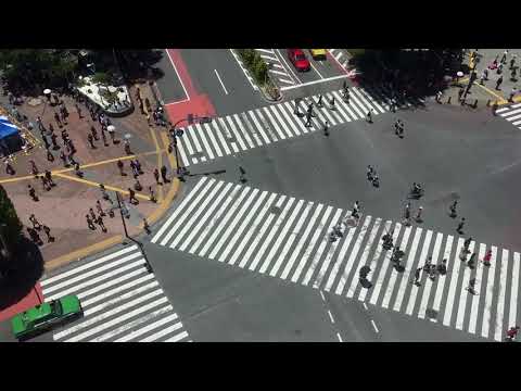 渋谷スクランブル交差点のタイムラプス～マグネットby渋谷より