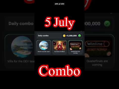 Hamster kombat 5 July Combo Card | Hamster Combo Card Today |