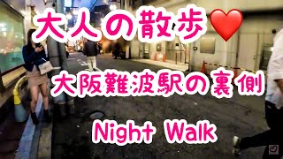 【大阪難波】近鉄難波駅周辺を散歩｜大阪｜難波｜なんば【大人の散歩(Night Walk)】