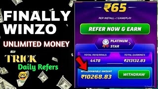 Winzo Gold Unlimited Refer Trick 2024 | Winzo Gold Refer Trick | Winzo Gold Refer bypass 2024 |