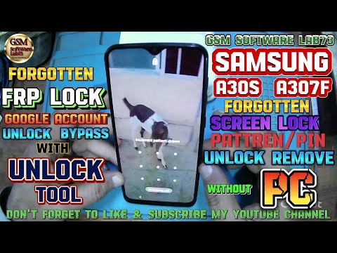 Samsung A30s Hard Reset|Samsung A30s FRP Bypass|Samsung A307F Factory Reset/FRP Remove Unlock Tool