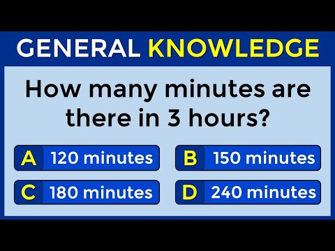 How Good Is Your General Knowledge? Take This 30-question Quiz To Find Out! #challenge 72