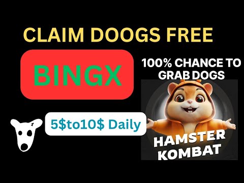 💰CLAIM DOGS COIN ON BINGX FREELY | HAMSTER KOMBAT 0.03$ LISTING PRICE?? DOGS UPDATES