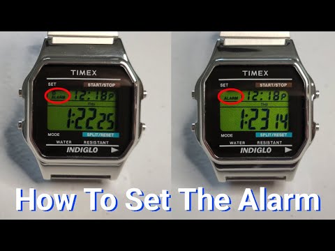 Timex Men’s Classic Digital Watch – How To Set Alarm (Plus Turn Alarm On & Off And Alarm Sound Test)