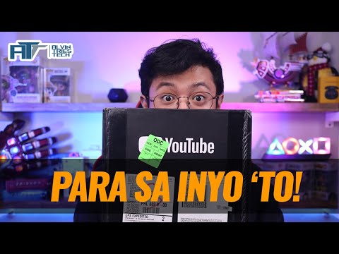 I-unbox natin ang Youtube Silver Play Button! - Anong laman at pano makuha? Salamat sa 100k Subs!