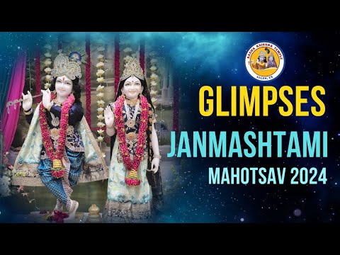 Breathtaking Moments: Witness the Janmashtami Magic l Swami Mukundananda l Radha Krishna Temple