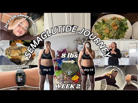 SEMAGLUTIDE JOURNEY *week 2* // Food guilt (let's talk about it), finding balance + down 8 lbs!