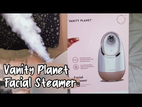 UNBOXING THE VANITY PLANET AIRA IONIC FACIAL STEAMER REVIEW 2021 | 2021 SKINCARE ROUTINE #shorts