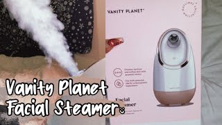 UNBOXING THE VANITY PLANET AIRA IONIC FACIAL STEAMER REVIEW 2021 | 2021 SKINCARE ROUTINE #shorts