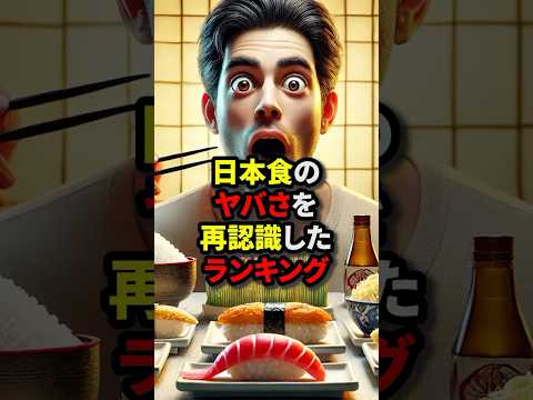 【外国人が驚愕】世界ランキング上位にランクインした意外な日本食3選#日本食 #海外の反応 #雑学#shorts