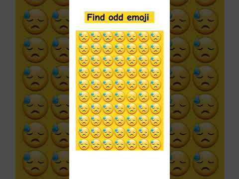 Find odd emoji#emojichallenge #emojichallengequiz #canyoufindtheoddemoji #emojiquizz