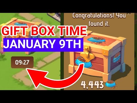 zoo Airdrop gift box time For Zoo Mystery Box Rewards January 9TH