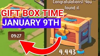 zoo Airdrop gift box time For Zoo Mystery Box Rewards January 9TH