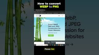 How to convert web to Png | compress your image #webtopng #howtoconvert #techtutorial