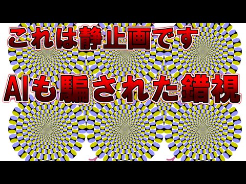 【ゆっくり解説】AIも騙された錯視の仕組みを解説。動いているようにみえますか？