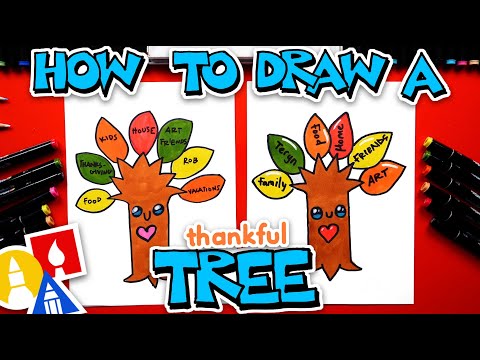 How To Draw A Thankful Tree