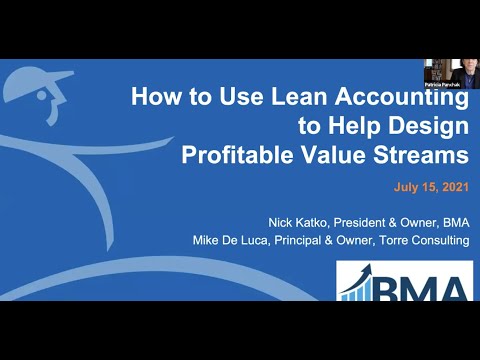 How to Use Lean Accounting to Help Design Profitable Value Streams