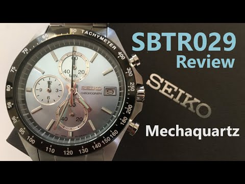 Seiko Spirit SBTR029 Quartz Chronograph Mecha-Quartz Watch Unboxing and Review. 8T67 VK67 Ice Blue