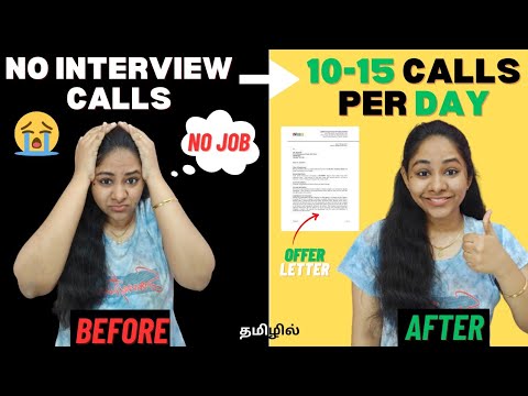 How RESUME get Shortlisted😱💯 in Tamil ? | Get more INTERVIEW calls🚀💥 | IT jobs | Tech with Ramya👩🏻‍💻