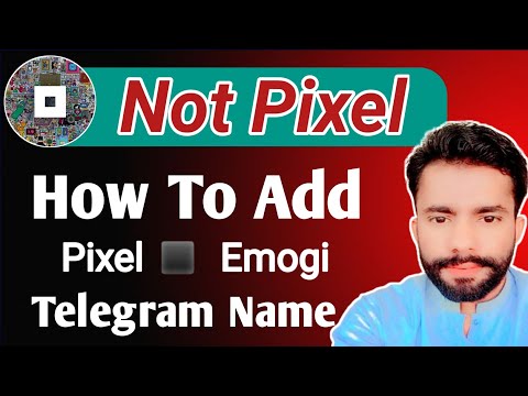 How To Add Notpixel Emogi In Telegram Nickname || Telegram name k Sath Notpixel Emogi kaisy lgaaey