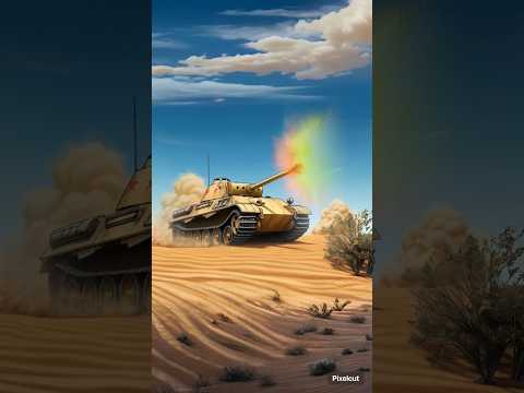 パンサー戦車対T-34 PzKpfw V Panther Tank vs T-34 #animation #tank #panzer #戦車 #танк #т34 #hailuo