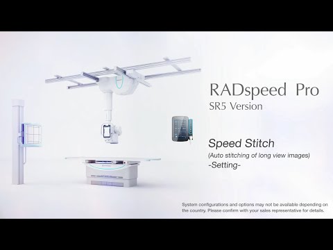 RADspeed Pro SR5 Version, Auto stitching of long view images, Speed Stitch