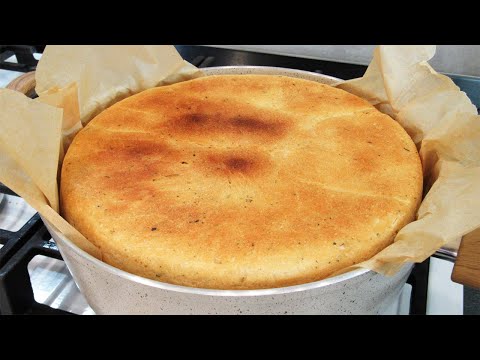 ХЛЕБ БЕЗ ДУХОВКИ!!! Просто на газовой плите - Супер рецепт хлеба / Homemade bread without oven