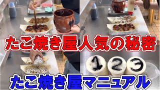 たこ焼き屋 マニュアル 綺麗なソースのかけ方 稲森愛弓