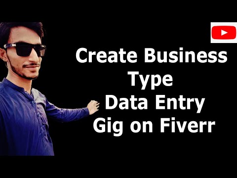 How to Create Data Entry GiG on Fiverr | How To Create Ranked Data Entry GiG On Fiverr