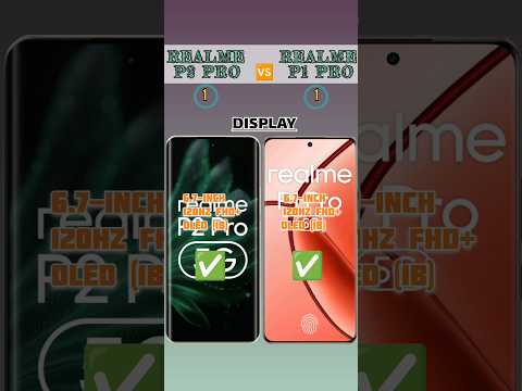 REALME P2 PRO 🆚 REALME P1 PRO