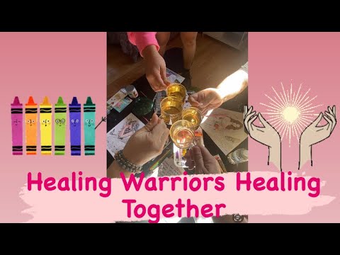 Healing Warriors Heal together as we sip 🍵 and color. #coloring #womenempowerment #healthtips