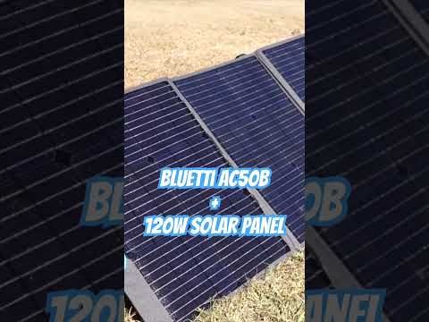 Bluetti AC50B + 120W Solar Panel #ozziereviews #bluetti #solar #solarpower #australia #camping