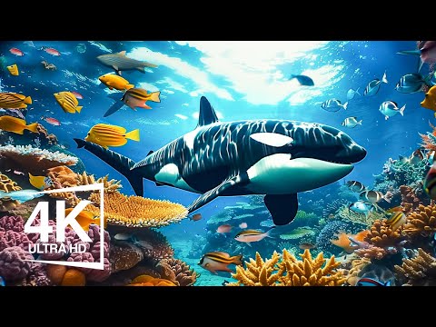 The Colors of the Ocean 4K ULTRA HD - The Best 4K Sea Animals for Relaxation & Calming Music