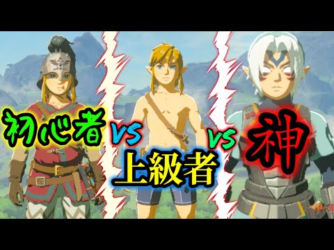 Noob vs Pro vs God 【Zelda breath of the wild】