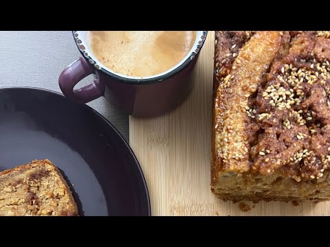 Banana, Tahini & Caramel Loaf