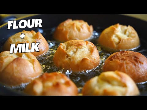 Do you have milk and flour at home? Make This! Incredibly delicious!