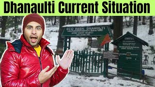 Dhanaulti Uttarakhand Current Situation | Dhanaulti Snowfall Update | Thakur Saurav Vlog | Snowfall