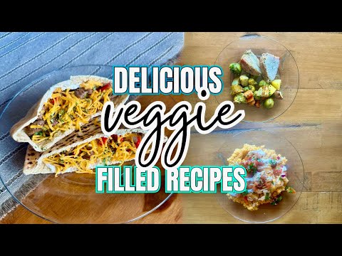 Veggie Filled Dinner Ideas | Easy Family Recipes | What's for Dinner | MEL COOP