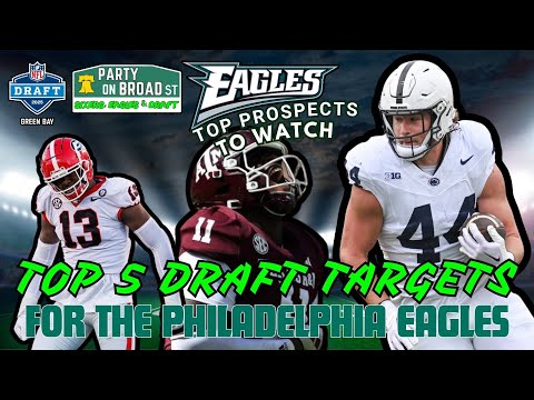 Top 5 'MY GUYS' in the 2025 NFL Draft I TOP OFFENSIVE FITS for the Eagles