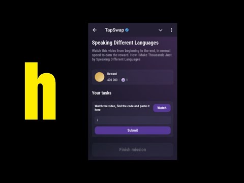 Speaking Different Languages | Tapswap Code